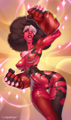 erotibot-art:  I’m back! So have a Garnet.Patreon me if you