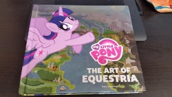 Oh my god, check out what I got today! It’s Art of Equestria,