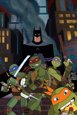 tyraknifesaurus: Batman/TMNT Adventures tribute to Matthew K