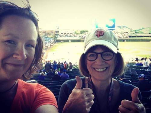 <p>I don’t know where you are but we’re at Wrigley Field. #gogiants #Chicago #motherdaughterroadtrip #wrigleyfield  (at Wrigley Field)</p>