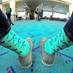 viralthings:  In the Portland airport, you can buy socks (and