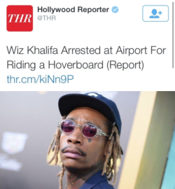 krxs10:  Wiz Khalifa Violently Arrested For Legally Riding Hovercraft