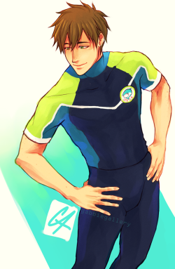 gabbiegallery:  I’m Tachibana Makoto and I’ll be your swim