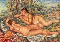 polskunstgalerie:  Pierre-Auguste Renoir. Ruhe nach dem Bad. 1918-1919,