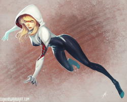 danhoward:Spider-Gwen for SketchDailies, Morrigan for shits and