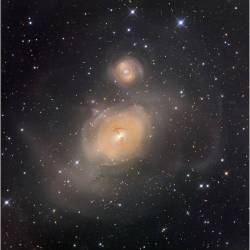 NGC 1316: After Galaxies Collide #nasa #apod #ssro #unc #prompt