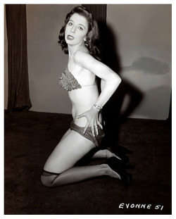 Evonne    From a 50’s-era photo series shot by Irving Klaw..