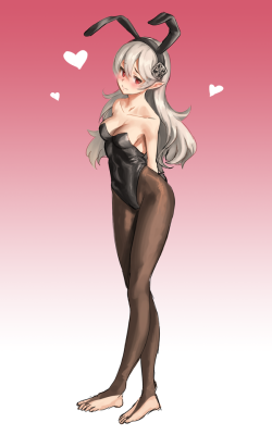 athenawyrm: bunny corrin my barefoot waifu~ <3 <3 <3