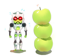 senatorspade:  smol, barely 3 apple tall 