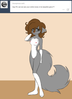 ask-furry-pk:  Fluffy long tails make me horny ^///^   Sexycute~