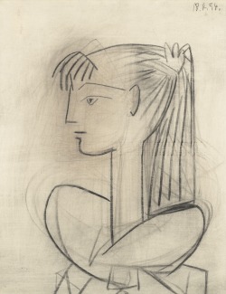 alpha-venus:  🅰️Pablo Picasso (Spanish, 1881-1973), Sylvette,