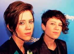 canadianheartthrobs-blog:  Tegan & Sara | BlackBerry Launch