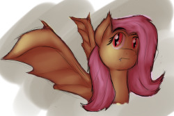 A quick sketch of Flutterbat. I guess I’m channeling my