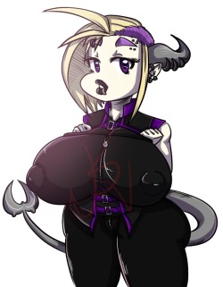 baron-von-arthur:  Syn got a much more goth look goin’ on,