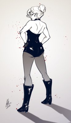 avikanish:Little bit of fanart fun with Black Canary.