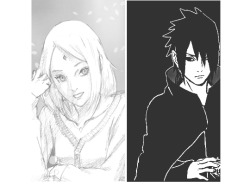 sasusakurules:  Sakura/Sasuke Novels ..   The both of them look