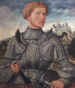 Master L.S. of Augsburg, Portrait of Knight of the Augsburg