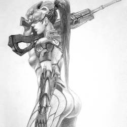 plotpretty:  Pencil practice an anticipation for Overwatch! #cantwait