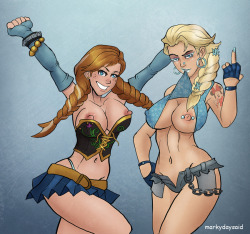 itoons:Badass Anna & Elsa  < |D’“’