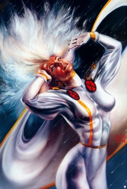 lospaziobianco:  1) Storm by Julie Bell 2) Ultimate Falcon by