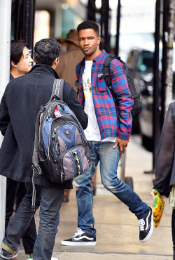 hoeliviapope:  delevingned:  Frank Ocean out in NYC   He looks