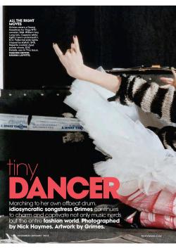 grimes-claireboucher:  Grimes Teen Vogue dec/jan 2014 scans 