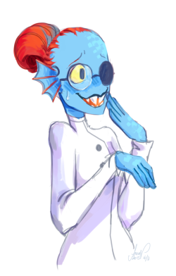 laceymod:  What if Undyne and Alphys switched personalities?:0