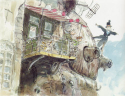 wannabeanimator:  Howl’s Moving Castle (2004) | character designs