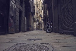 Streets of Barcelona.