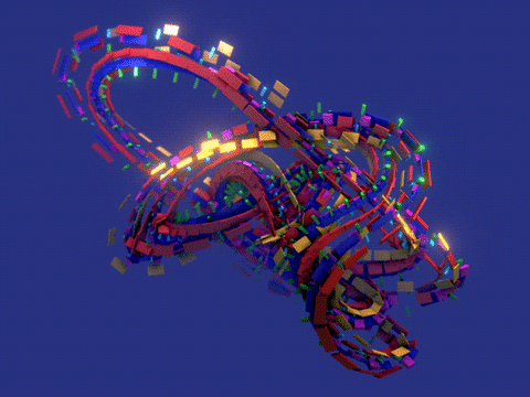peacelovinguniverse:Source: Glow New Year GIF By Xponentialdesign