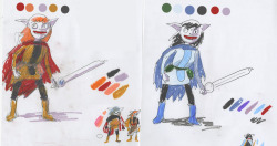 Bandit Princess concept art from I Am a Swordby writer/storyboard