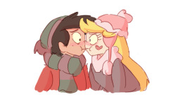 spatziline:  Starco Week: Day 1 - First KissYeah, they totally