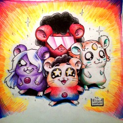 penmarkfurry:  “We Are The Crystal-Hams!”  More of My Artwork