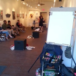 About to pound through some figure drawing at Uforge gallery.