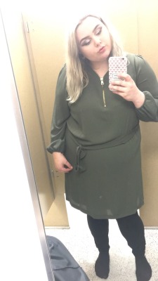 spaceystoner:  so i normally donâ€™t post pictures of my whole body bc iâ€™m not as body posi as i want everyone to believe that i am. but i bought this dress the other day, for the first time in like 3 years i fell in love with a dress and was like idc