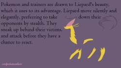 coolpokemonfacts:  Liepard facts by request.  UNTIL they try