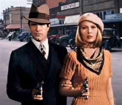 Warren Beatty & Faye Dunaway - Bonnie & Clyde, 1967.