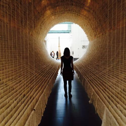 Boat by Zhu Jinshi (Chinese, b. 1954). Xuan paper, bamboo, and cotton thread. #asianartmuseum #asianart #zhujinshi #sf #sanfrancisco #bayarea #california #silhouette