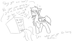 taboopony:  Shy: he kept bragging about being immune to being