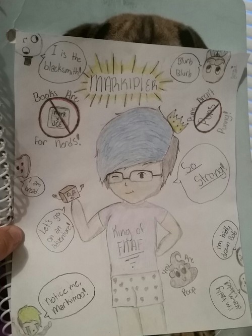 ja-mart12:  I drew this, it’s for Markiplier. I hope that he can see this. If he does than I just wanna say, “You Is Coolz :P ”  You Is Coolz :P