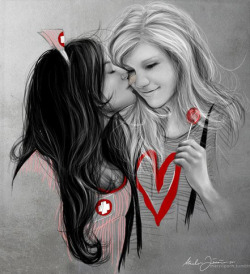 nayarivera:Fan Art FridayLove this fan art from Marley! Brittana