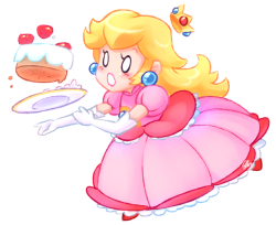 hekyll-jyde:  Princess Peach for blizooka’s Paper Mario collab!