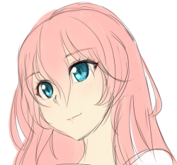 a very fast doodle of Luka, I have something special to post