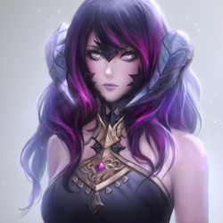 rarts:Beautiful Au Ra girl: Final Fantasy XIV game digital art
