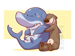 isaac-blank:Don’t forget to hug your shark by Eclipsewolf