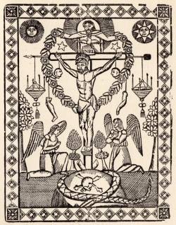 amorbidwitch:  The Crucifixion, Woodcut, MDCCCXXX 