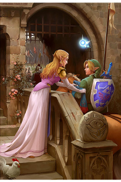 lothlenan:Even before doing my previous Zelda painting, I already