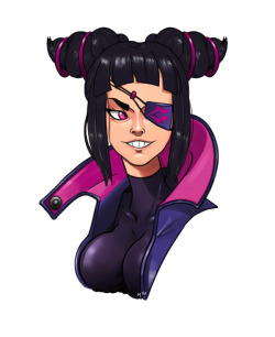 m-lucio:  Finally got around to painting Juri in COLOR this time.