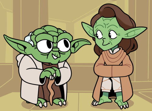  Seeing TCW Yoda after the updated aesthetics of Yaddle was like