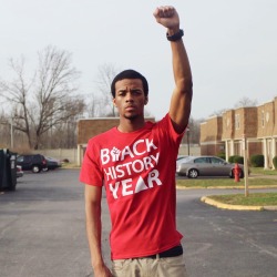 blackfashion:  Black History Year Tee  Peter Palmer, 22, Chicago